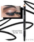 Lápis para esfumar olhos True Color preto intenso