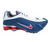 Tênis Nike Shox R4 Cromado, Azul e Vermelho MOD:11770