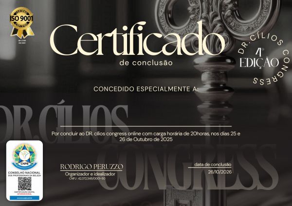 4º edição Dr. Cílios congress on-line