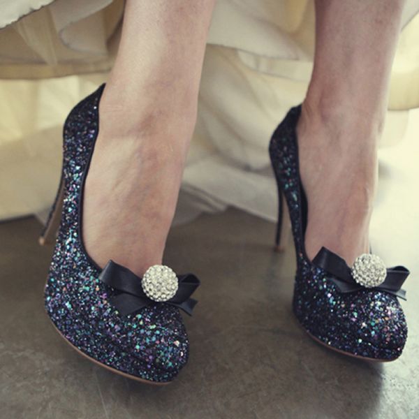Salto Glamour Preto