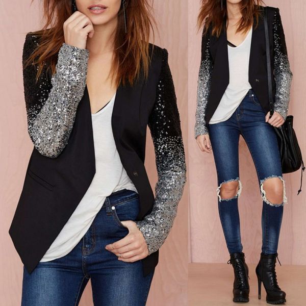 Blazer Paetê Cod 0015