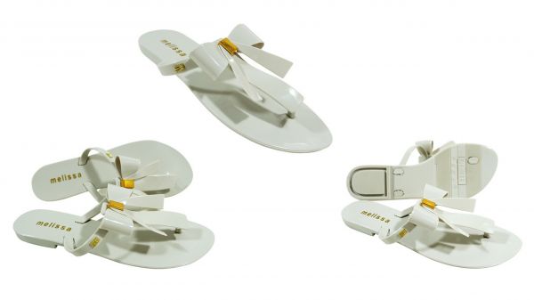 Sandália Melissa T Bar V Creme