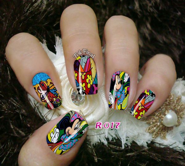 Películas e Adesivos para Unhas Mod. Romero Brito Cód. R-017