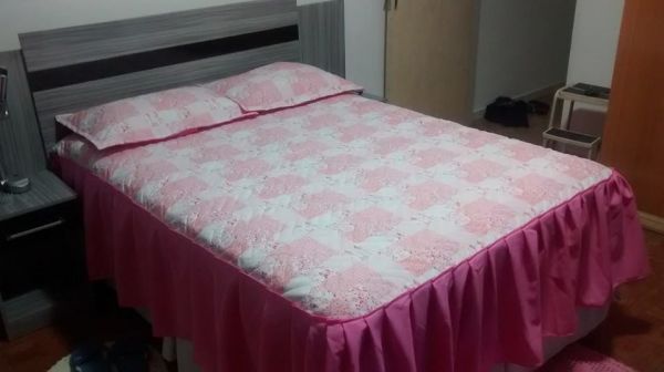 Colcha Casal em mate lasse Estampadas Cores rosa