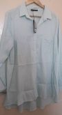 Camisão listrado azul / branco novo lindo GG