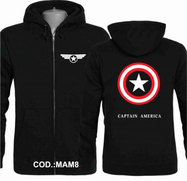 MOLETOM CAPITÃO AMÉRICA