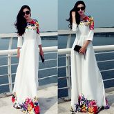 Moda Luxo: Vestido Longo de Ótima Qualidade. Frete Grátis.