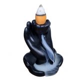 Incensário Cascata mão Flor De Lótus