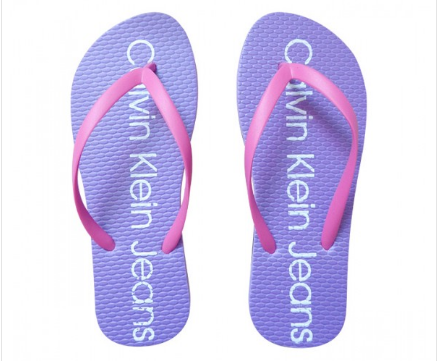 Chinelo Feminino Calvin Klein Roxo