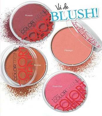 Blush Avon cores diversas