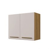 Armario Aereo Cristal 70 2P Cinamomo.Off White Arte Moveis