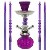 Narguile-Ruby-Pequeno-Mangueiras lavavel-Roxo