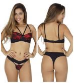 Conjunto strappy rendado