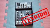 Mesa de Som Mixer 502 Behringer