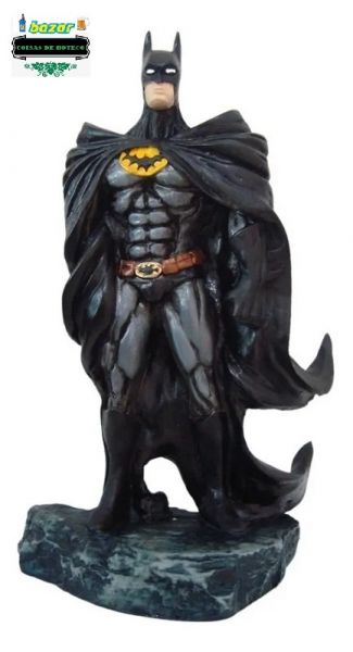 Batman Boneco 30cm Decorativo Em Resina
