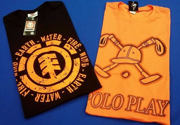 Camisetas na malha penteada extra. Várias marcas, cores e modelos.