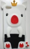 CASE PORQUINHO BRANCO PARA IPHONE 5 E 5S
