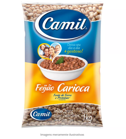 Feijão Carioca Tipo 1 Camil 1kg