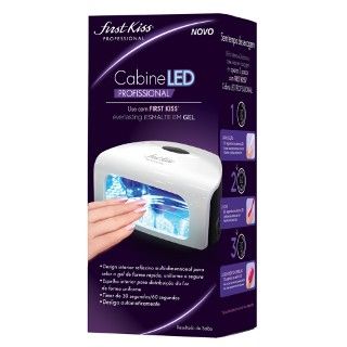 Cabine LED Profissional First Kiss - Cabine para Secagem de Esmaltes em Gel e Acrygel