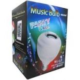 Cód.:110-  LAMPADA MUSIC BULB - Bluetooth Music Bulb Party Ball Led Com Controle Remoto