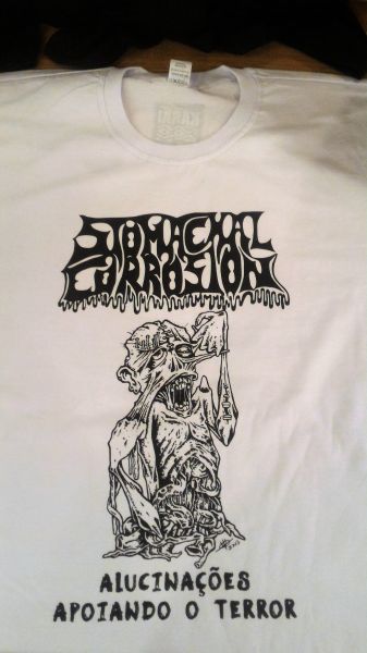 Camisa - StomachalCorrosion - Alucinações Apoiando o Terror