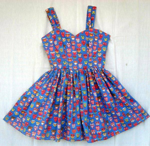 Vestido Estampado Modelo Simples