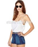 Blusas brancas Sexy alcinhas