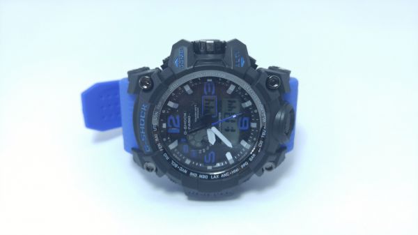 Relogio G Shock Mudmaster Azul Caixa Preta