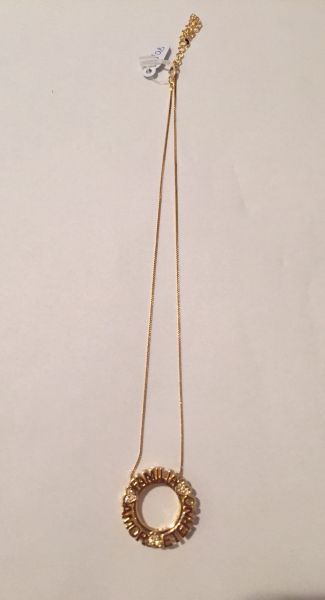 Colar Dourado Mandala