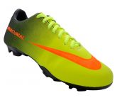 Chuteira Nike Mercurial Preta e Verde Limão MOD:12765