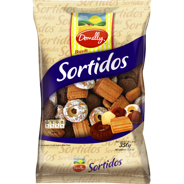 Biscoito Sortidos Domelly 350g