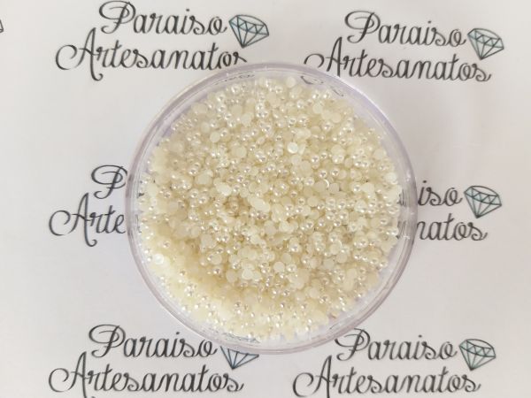 Meia Pérola 2mm Perolada