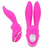 Vibrador e Estimulador Happy Bunny - Rosa