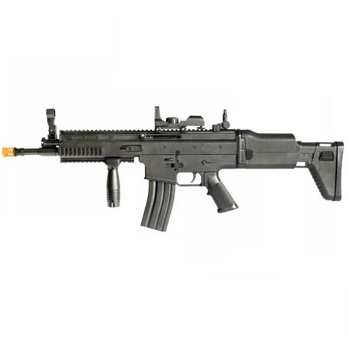 Rifle Airsoft Fn Scar-l Spring/mola Preto Cal 6mm - Cybergun
