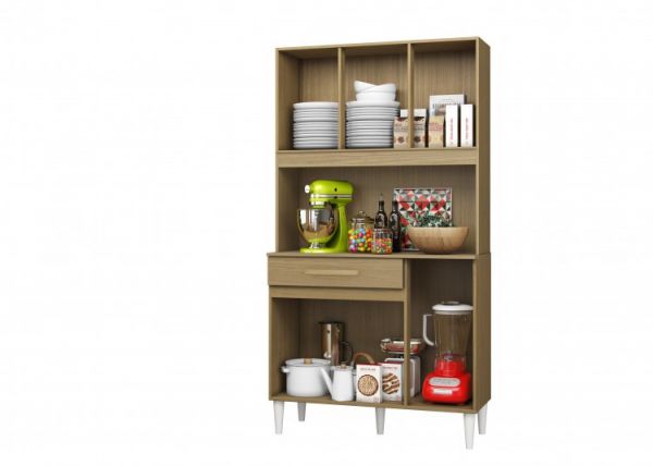 Kit Cozinha 910mm 4PBater1G Visualiz Interna Aramoveis