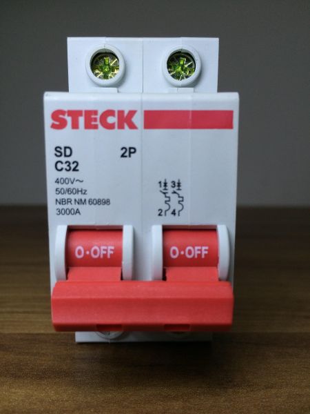 DISJ SERIE SD62 32A 2P CURVA C 3kA