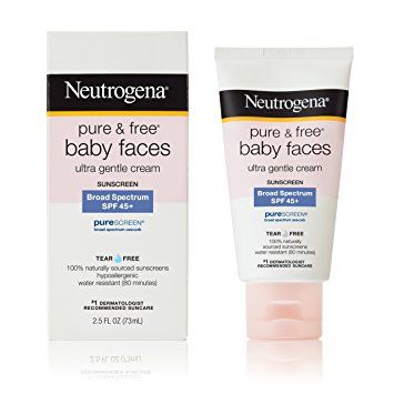 Neutrogena Pure and Free Baby Faces Sunscreen, SPF 45+