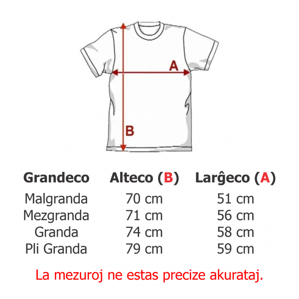 La Tero estas lulilo - Ina kaj Vira T-ĉemizo