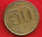 V222-2 - 0,50 1955 - Tiragem 27.150.000