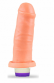 Prótese com Vibrador fogo da Paixão - 15,5x4,2cm