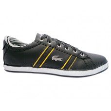 Sapatênis Lacoste Preto e Amarelo Modelo: 73270