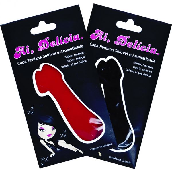 Capa Peniana Solúvel Aí Delícia Sexy Fantasy
