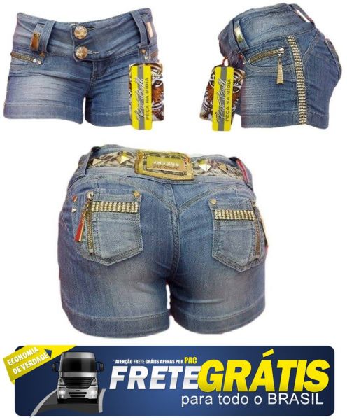 Shorts Jeans Pit Bull Feminino