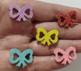 Laço Neon Vazado Colorido (120 Adesivos)