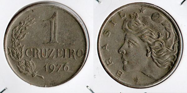 V321-3 - 1,00 cruzeiro 1976 - Tiragem 26.146.000