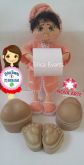 Kit fofinho (3 pçs) faz boneca P. papel higiênico