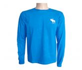 Camisa Abercrombie Manga longa Azul