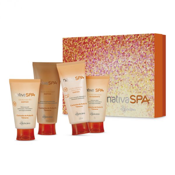 KIT PRESENTE NATIVA SPA CASTANHA DE KUKUI E TÂMARAS