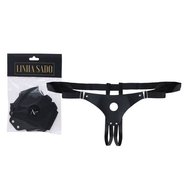 Cinta em Couro Sintético com Regulagem Sexy Fantasy