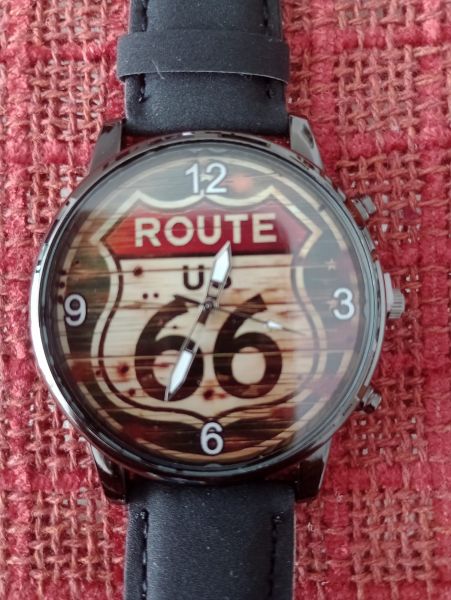 RELÓGIO DE PULSO MASCULINO TEMÁTICO ROUTE (ROTA) 66